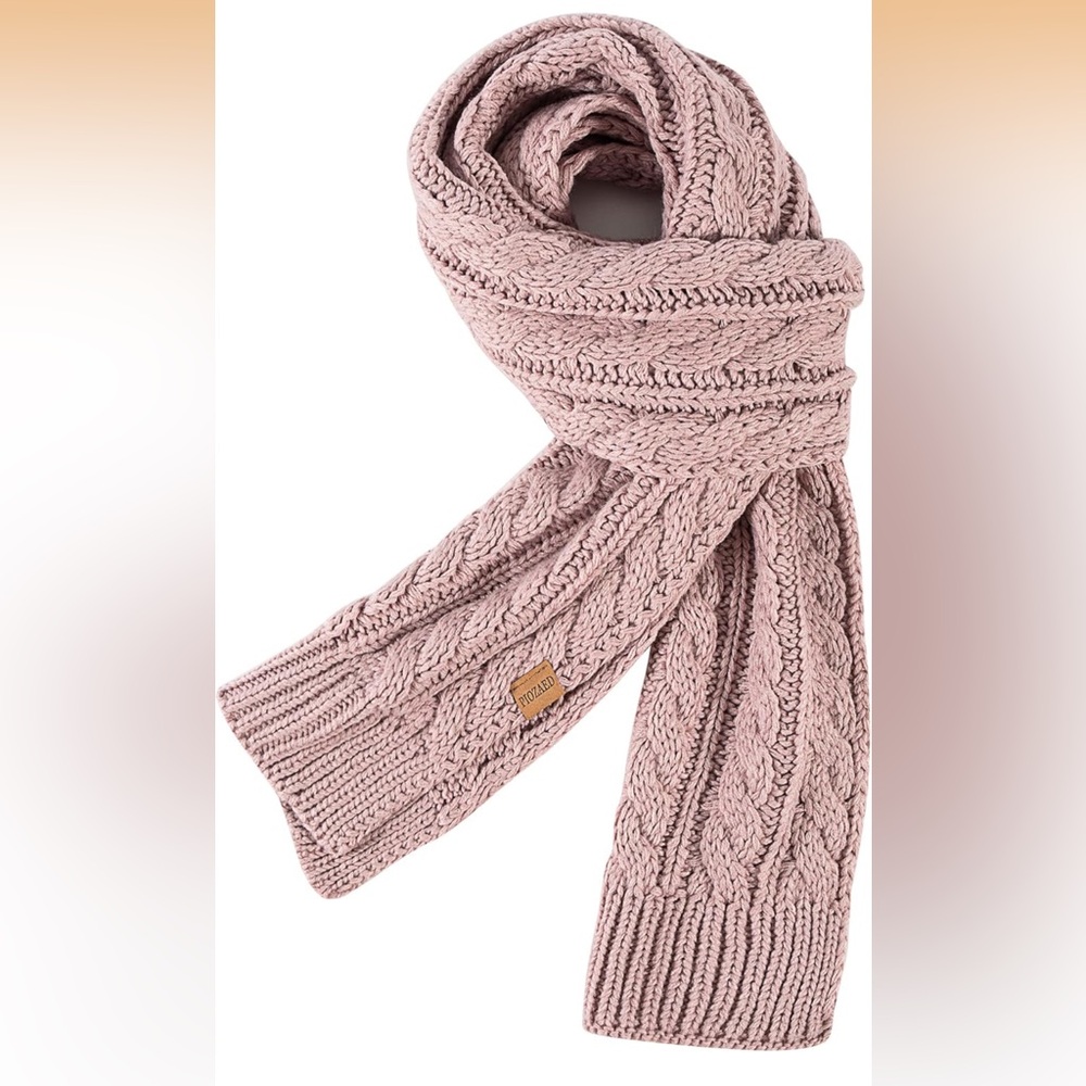 BRAND NEW Dusty Pink Knit Scarf
